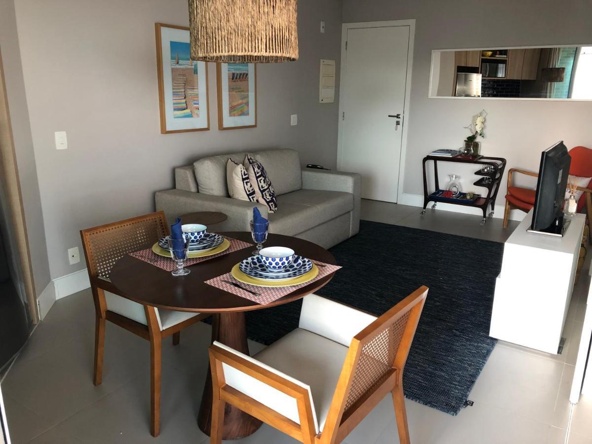 Estanconfor Santos Com Vista Mar Ac Garagem Sacada Fechada公寓 外观 照片