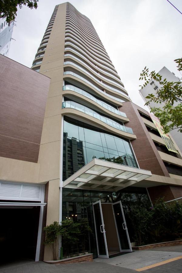 Estanconfor Santos Com Vista Mar Ac Garagem Sacada Fechada公寓 外观 照片