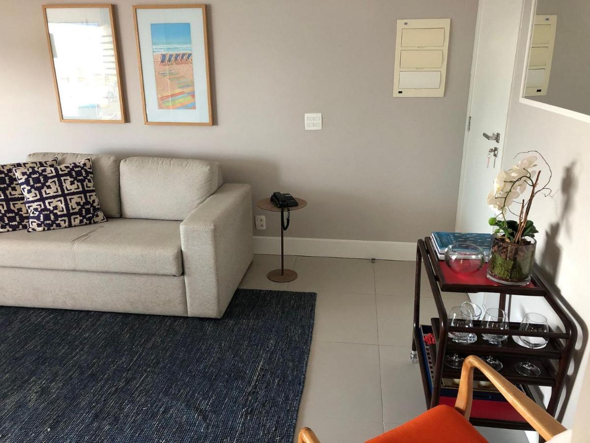 Estanconfor Santos Com Vista Mar Ac Garagem Sacada Fechada公寓 外观 照片
